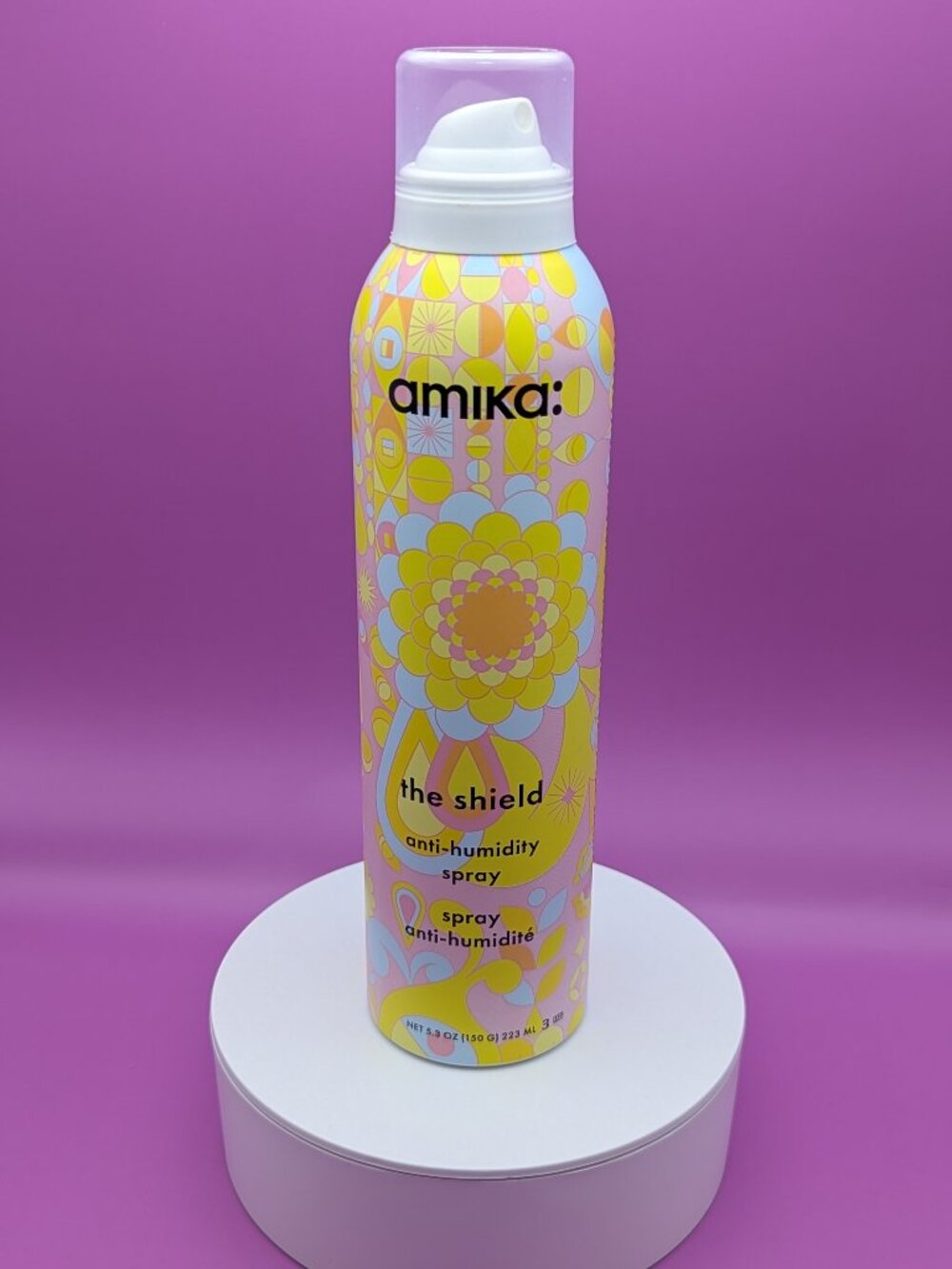 amika The Shield Anti-Humidity Spray Full Size 3/4 full Gently Used VGC